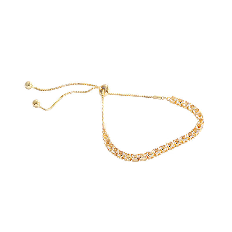 Wholesale Super Flash Full Diamond Fashion Pull-out Bracelet